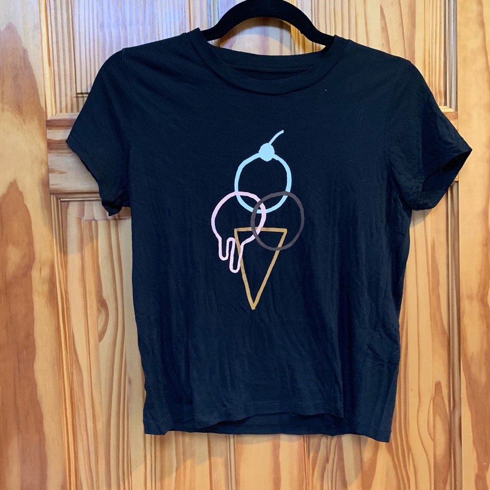 Madewell x Joey Pasko Ice Cream Tee, Size XS